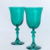 Glassware Estelle Colored Glass | Estelle Colored Regal Goblet - Set Of 2 {Emerald Green}