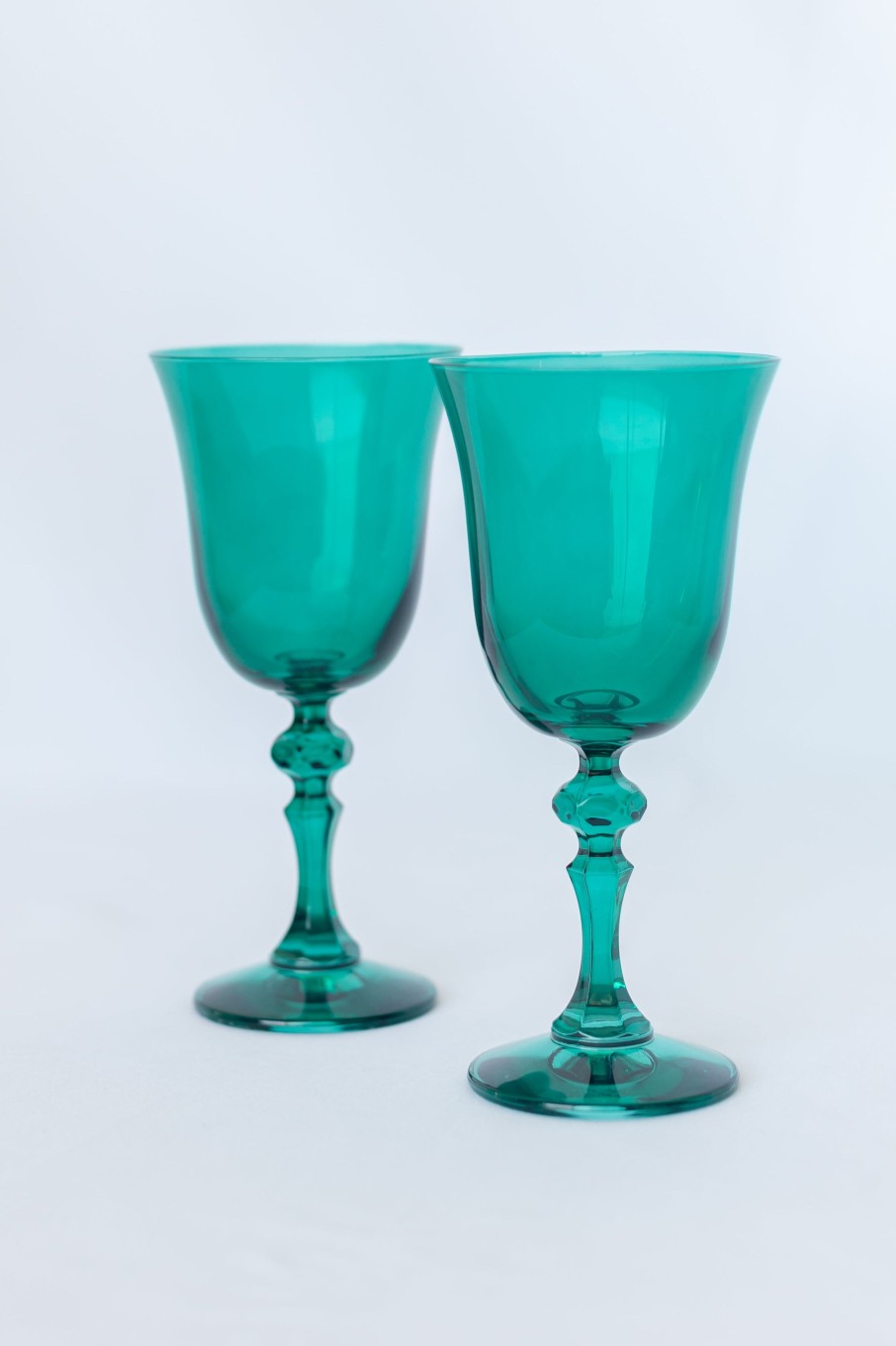 Glassware Estelle Colored Glass | Estelle Colored Regal Goblet - Set Of 2 {Emerald Green}