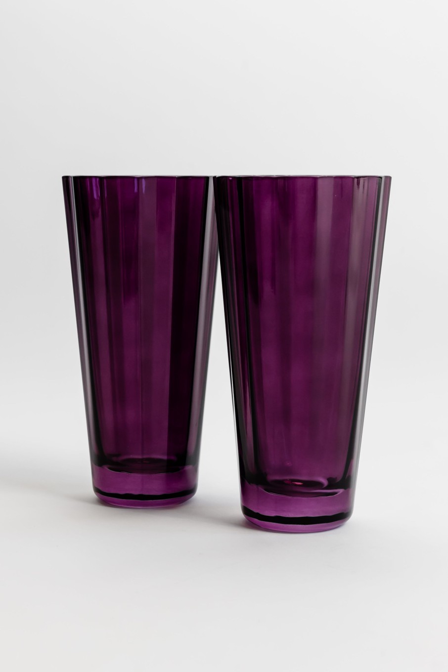 Limited Edition Holiday Estelle Colored Glass | Estelle Colored Sunday High Balls - Set Of 2 {Amethyst}