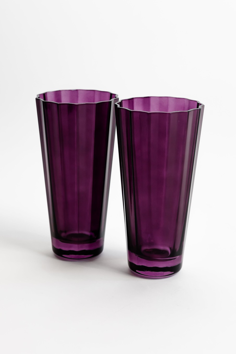 Limited Edition Holiday Estelle Colored Glass | Estelle Colored Sunday High Balls - Set Of 2 {Amethyst}