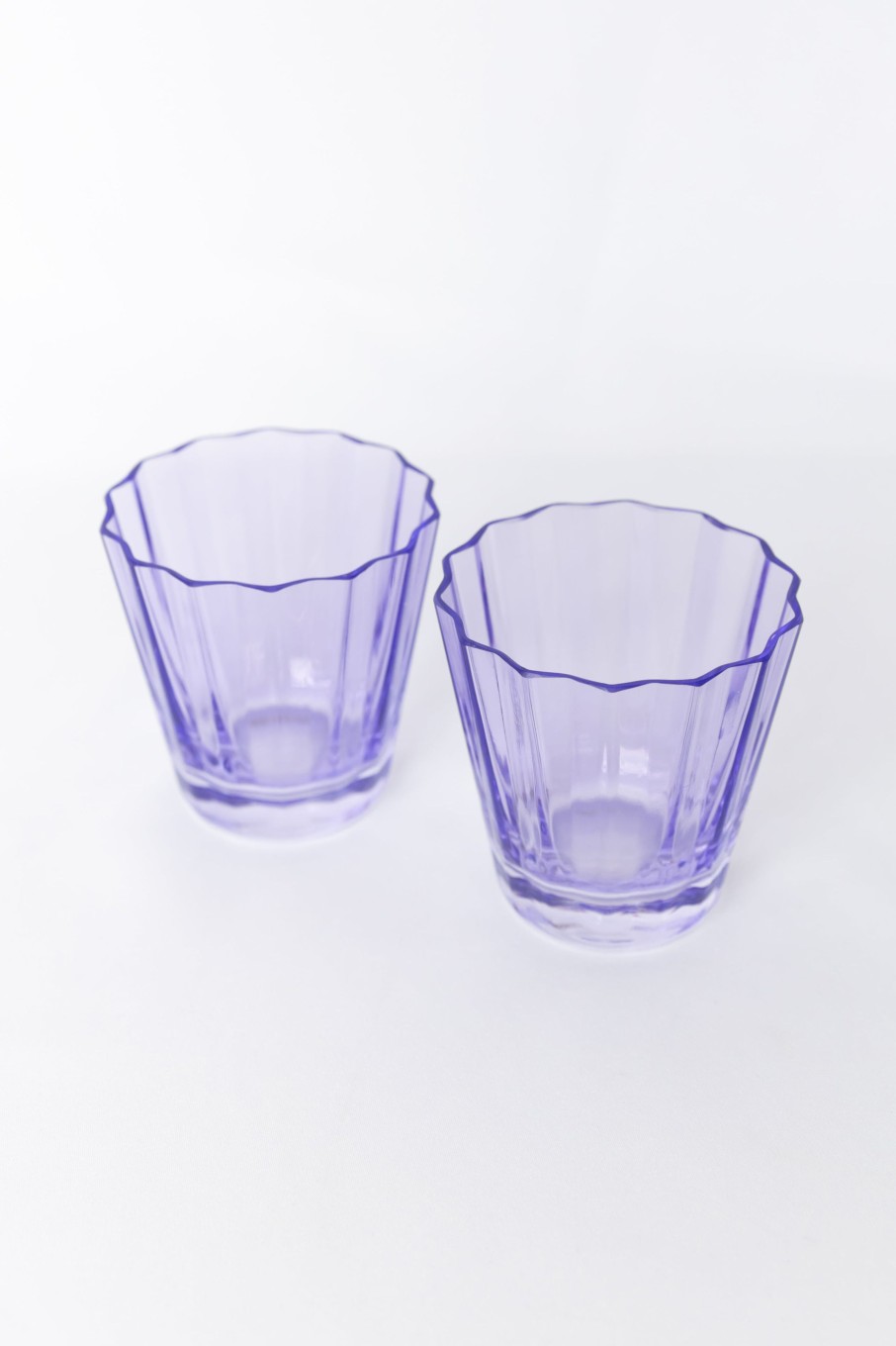 Glassware Estelle Colored Glass | Estelle Colored Sunday Low Balls - Set Of 2 {Lavender}