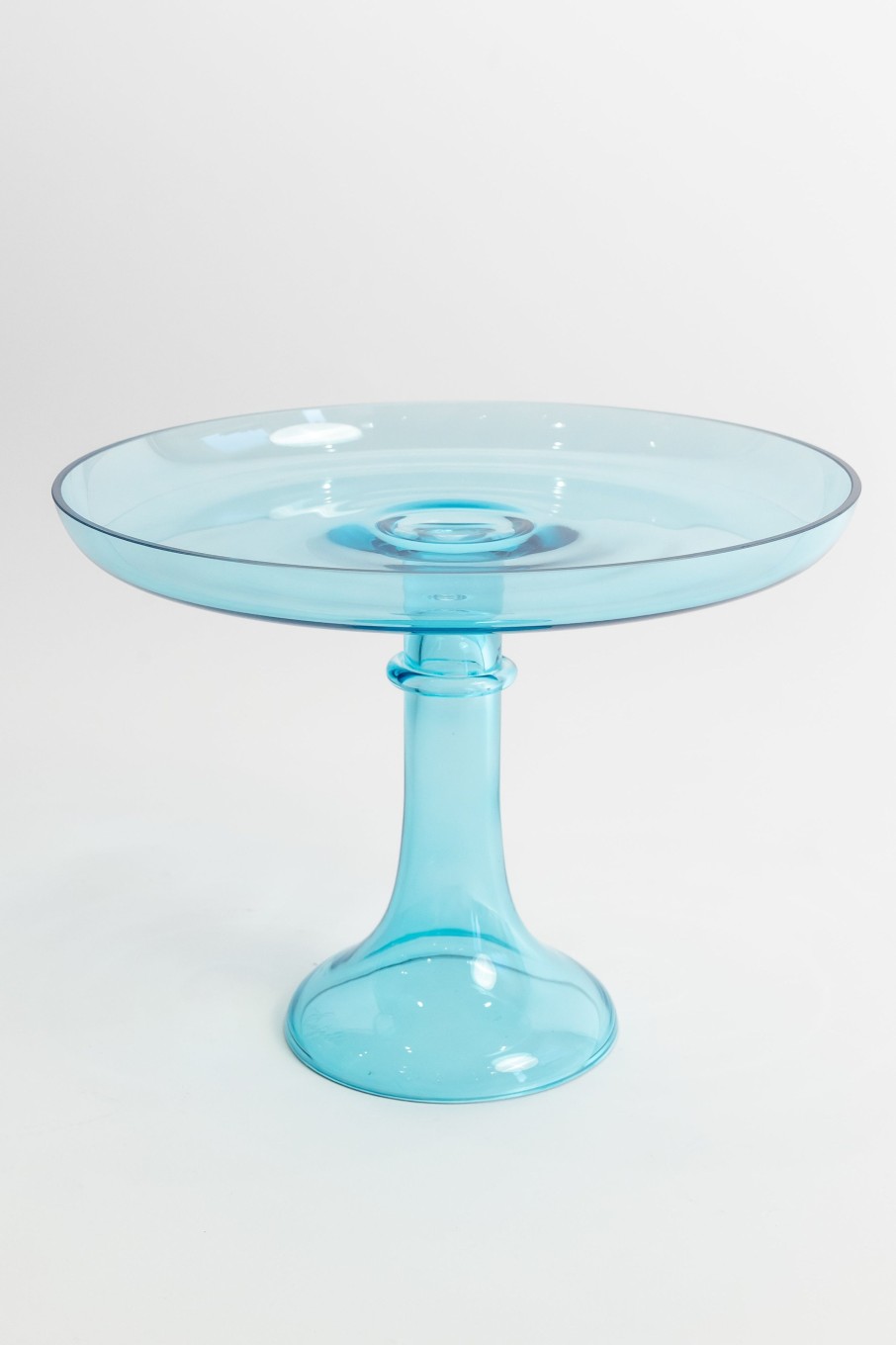 Limited Edition Holiday Estelle Colored Glass | Estelle Cake Stand {Ocean Blue}