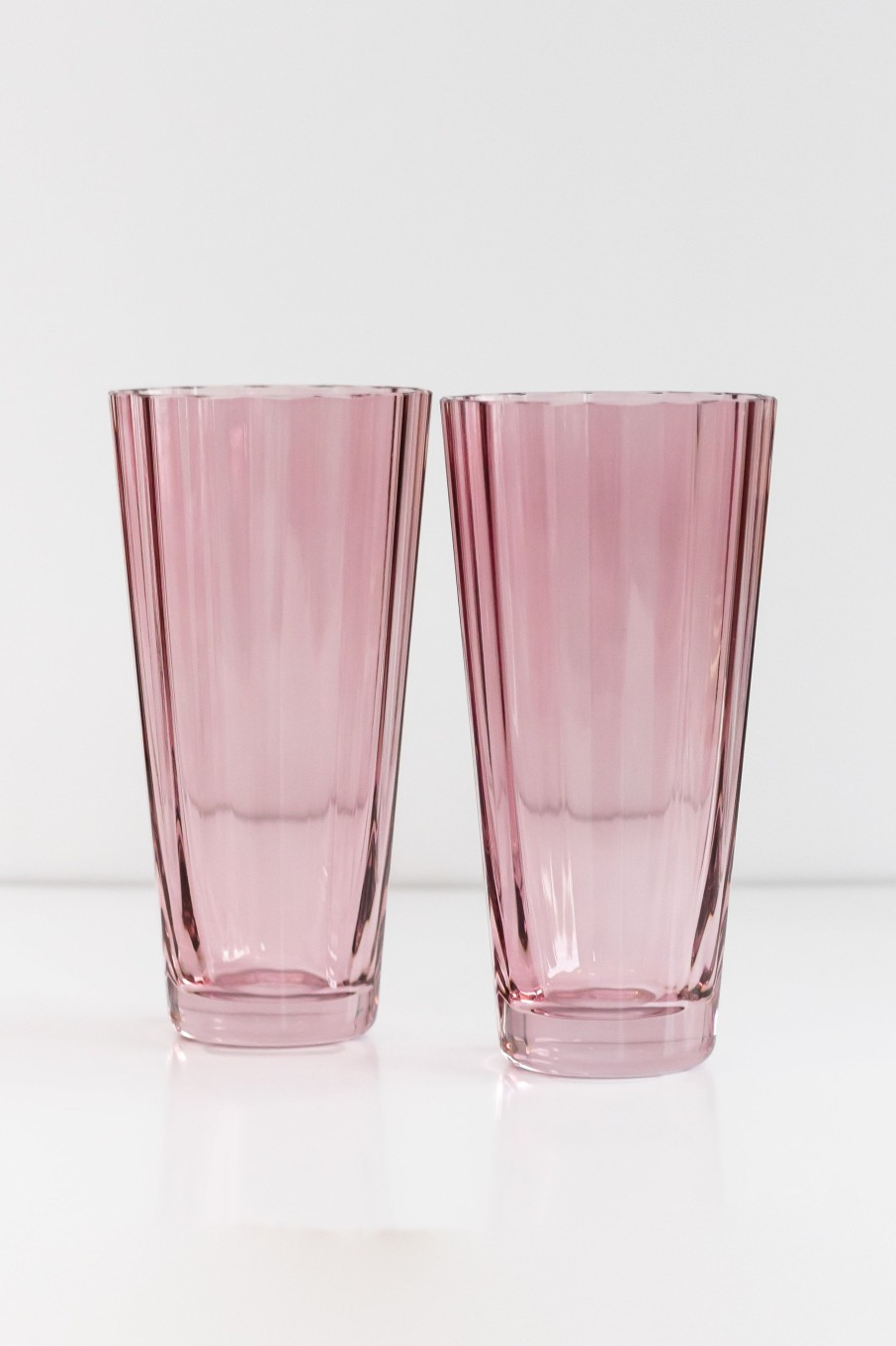 Glassware Estelle Colored Glass | Estelle Colored Sunday High Balls - Set Of 2 {Rose}