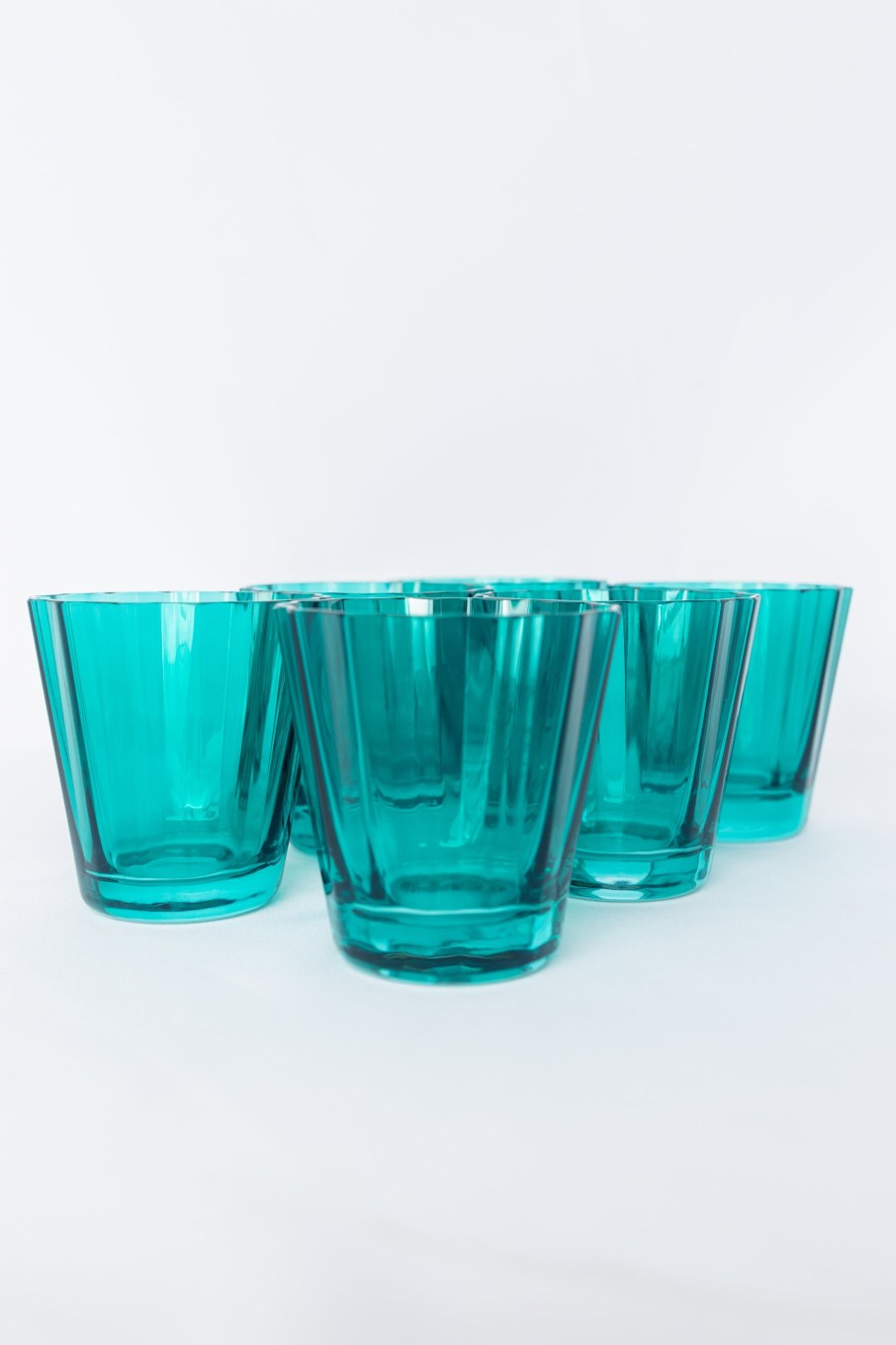 Glassware Estelle Colored Glass | Estelle Colored Sunday Low Balls - Set Of 6 {Emerald Green}