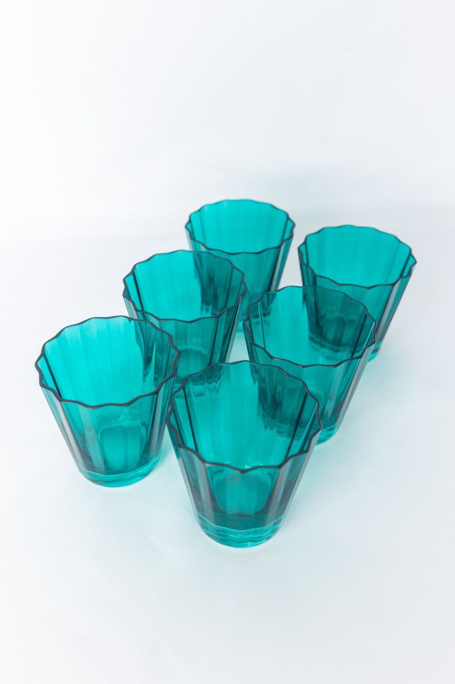 Glassware Estelle Colored Glass | Estelle Colored Sunday Low Balls - Set Of 6 {Emerald Green}