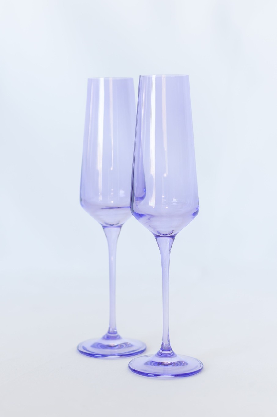 Glassware Estelle Colored Glass | Estelle Colored Champagne Flute - Set Of 2 {Lavender}