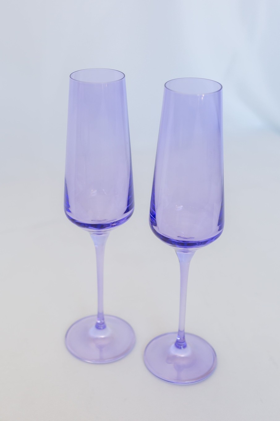 Glassware Estelle Colored Glass | Estelle Colored Champagne Flute - Set Of 2 {Lavender}