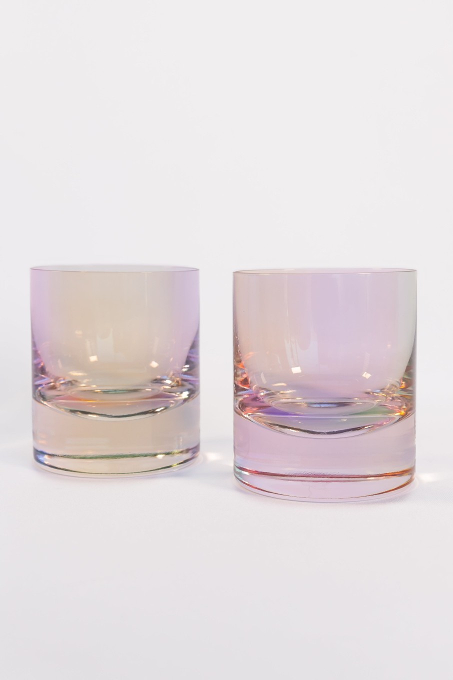 Glassware Estelle Colored Glass | Estelle Colored Rocks Glass - Set Of 2 {Iridescent}