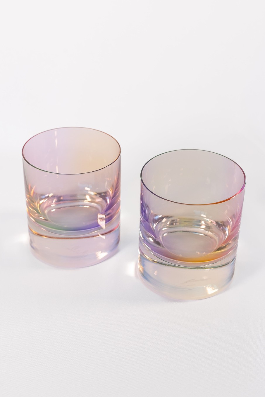 Glassware Estelle Colored Glass | Estelle Colored Rocks Glass - Set Of 2 {Iridescent}