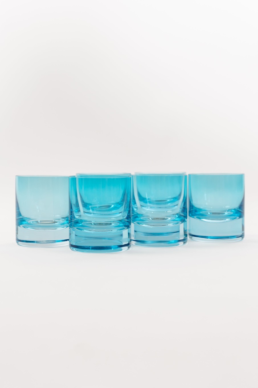 Limited Edition Holiday Estelle Colored Glass | Estelle Colored Rocks Glass - Set Of 6 {Ocean Blue}