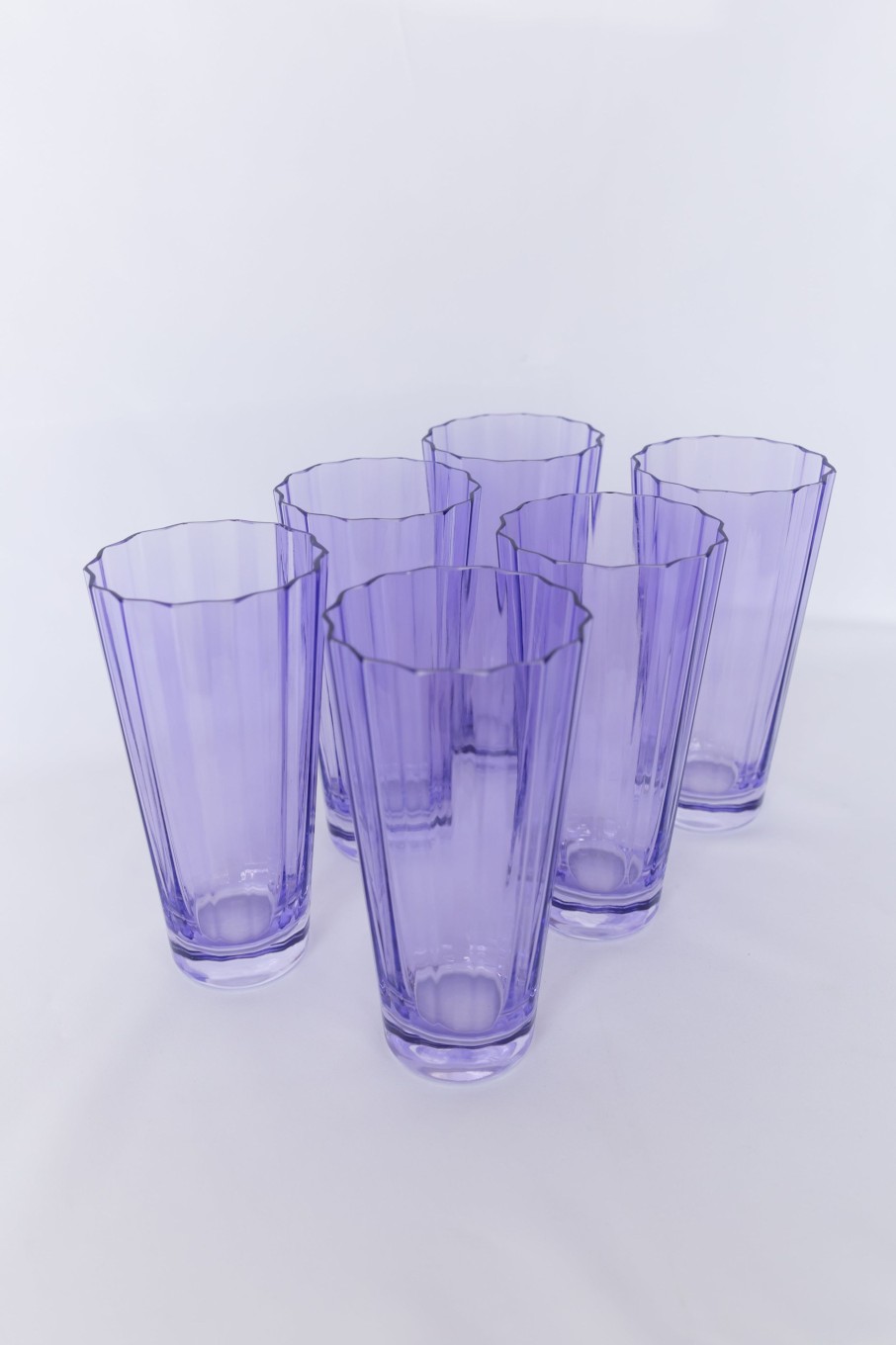 Glassware Estelle Colored Glass | Estelle Colored Sunday High Balls - Set Of 6 {Lavender}