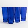 Limited Edition Holiday Estelle Colored Glass | Estelle Colored Sunday High Balls - Set Of 6 {Royal Blue}