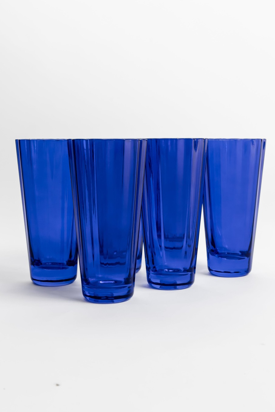 Limited Edition Holiday Estelle Colored Glass | Estelle Colored Sunday High Balls - Set Of 6 {Royal Blue}