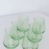 Glassware Estelle Colored Glass | Estelle Colored Wine Stemless - Set Of 6 {Mint Green}