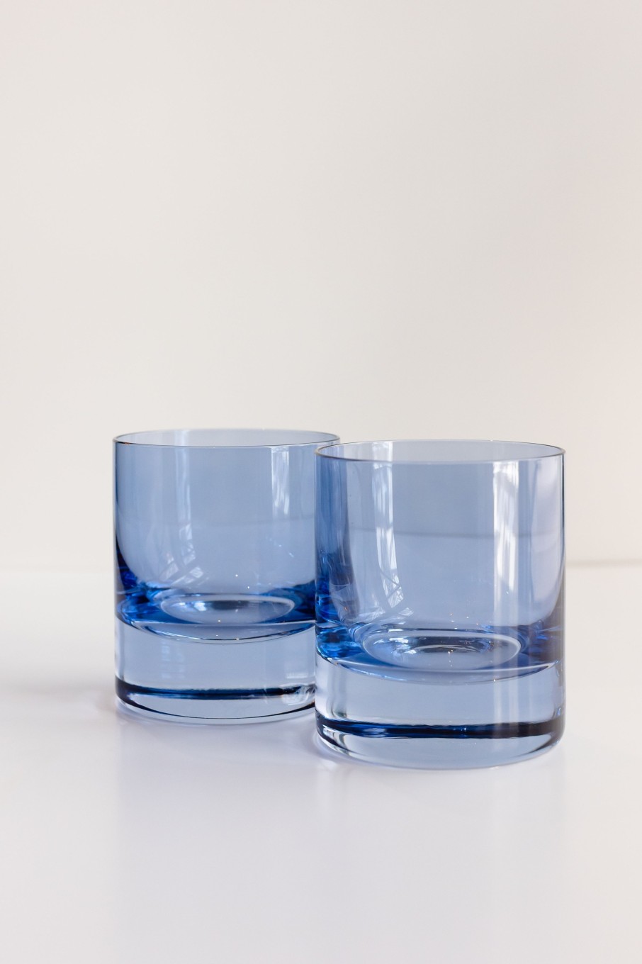 Glassware Estelle Colored Glass | Estelle Colored Rocks Glass - Set Of 2 {Cobalt Blue}