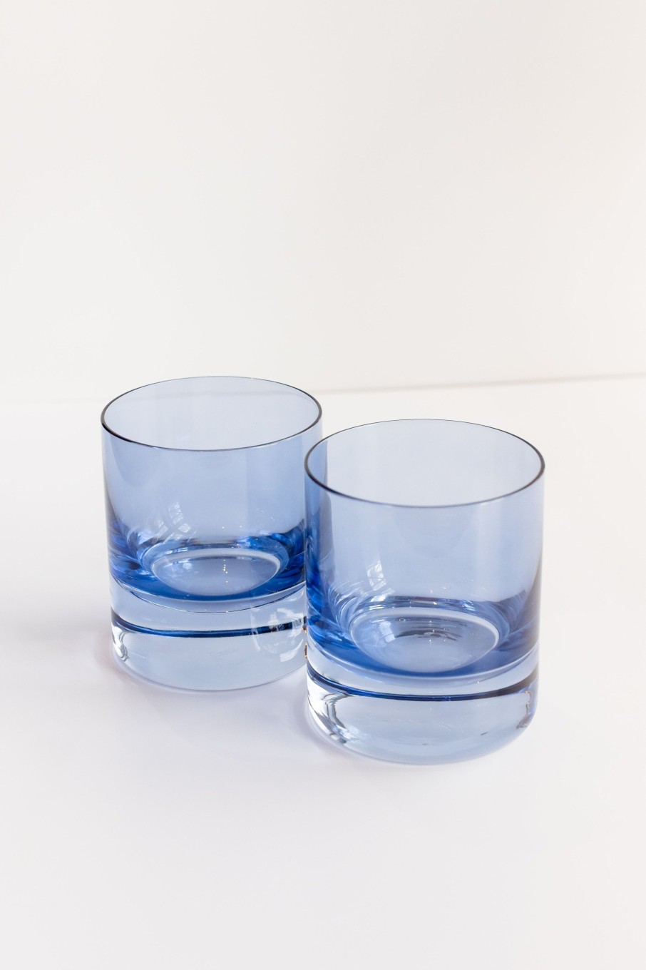 Glassware Estelle Colored Glass | Estelle Colored Rocks Glass - Set Of 2 {Cobalt Blue}