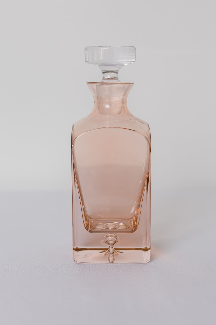 Glassware Estelle Colored Glass | Estelle Colored Decanter- Heritage {Blush Pink}