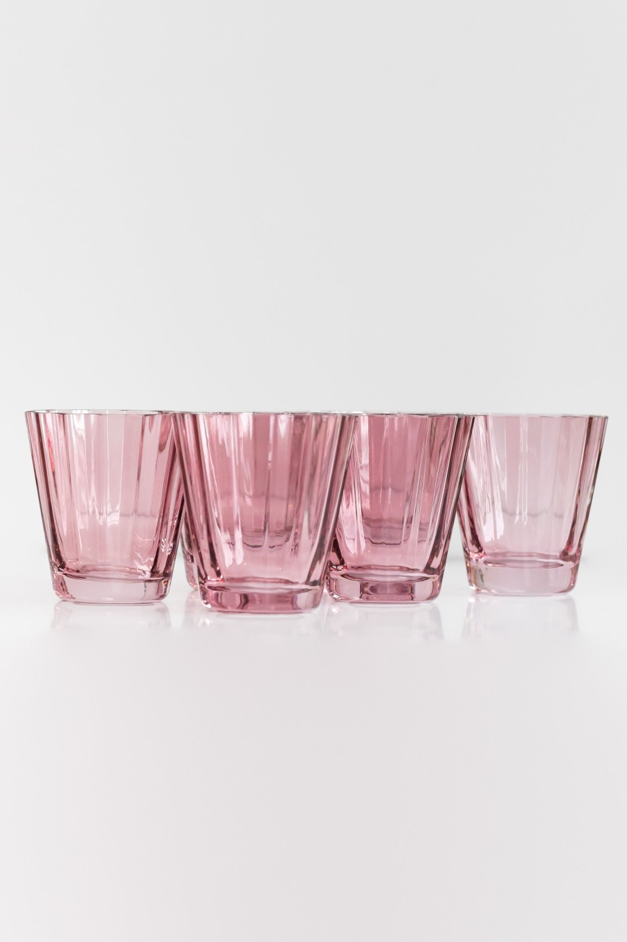 Glassware Estelle Colored Glass | Estelle Colored Sunday Low Balls - Set Of 6 {Rose}