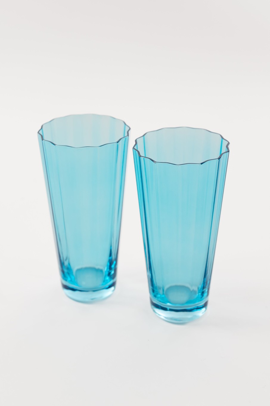 Glassware Estelle Colored Glass | Estelle Colored Sunday High Balls - Set Of 2 {Ocean Blue}