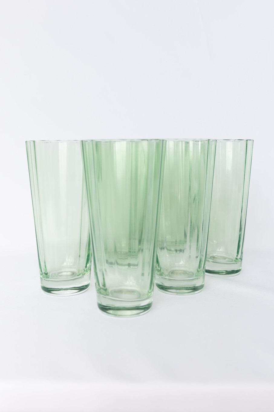 Glassware Estelle Colored Glass | Estelle Colored Sunday High Balls - Set Of 6 {Mint Green}