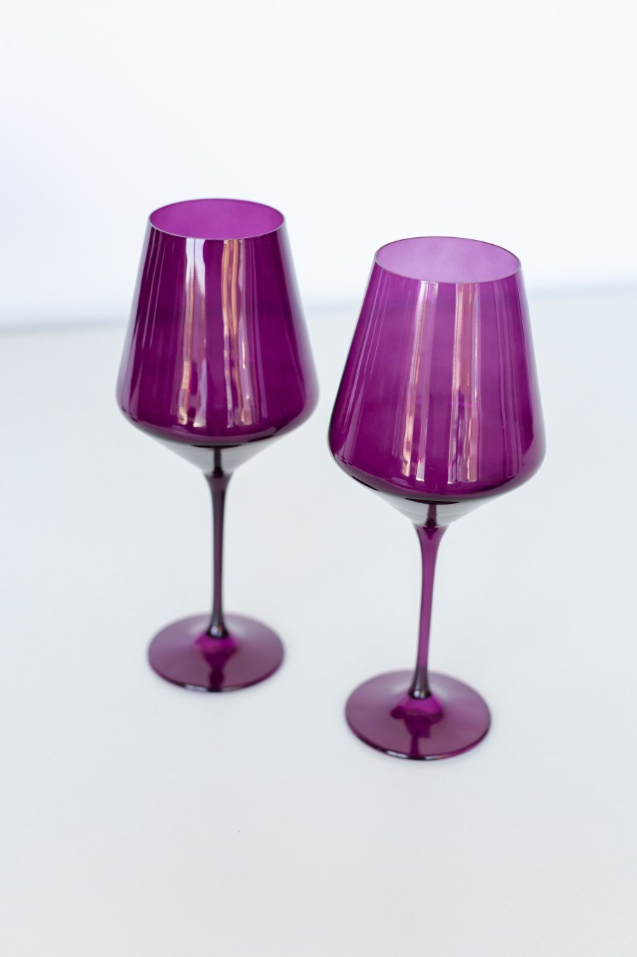 Glassware RH Signature Co. | Estelle Colored Wine Stemware - Set Of 2 {Amethyst}