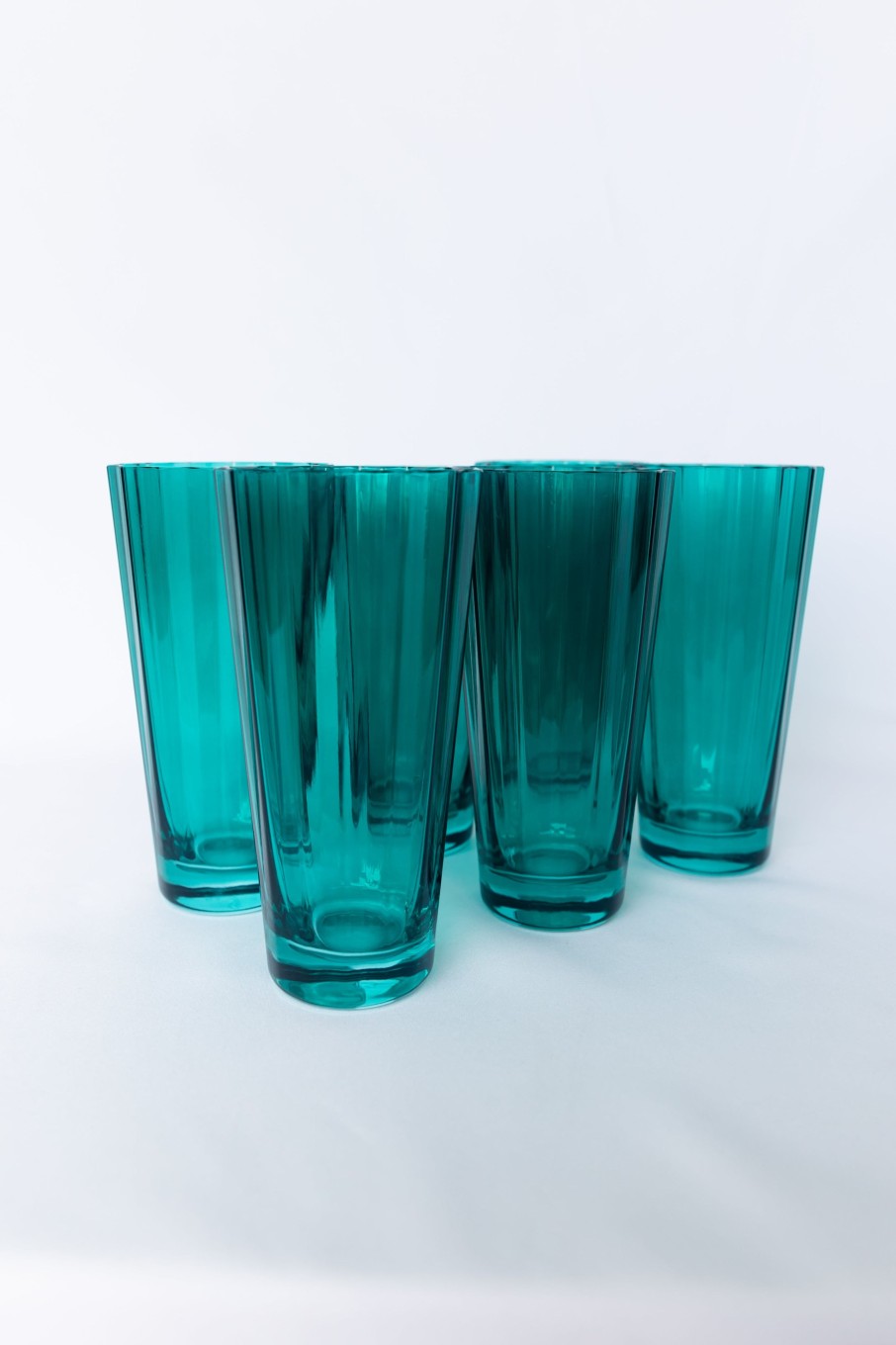 Glassware Estelle Colored Glass | Estelle Colored Sunday High Balls - Set Of 6 {Emerald Green}