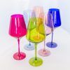 Glassware Estelle Colored Glass | Estelle Colored Wine Stemware - Set Of 6 {Mixed Set}