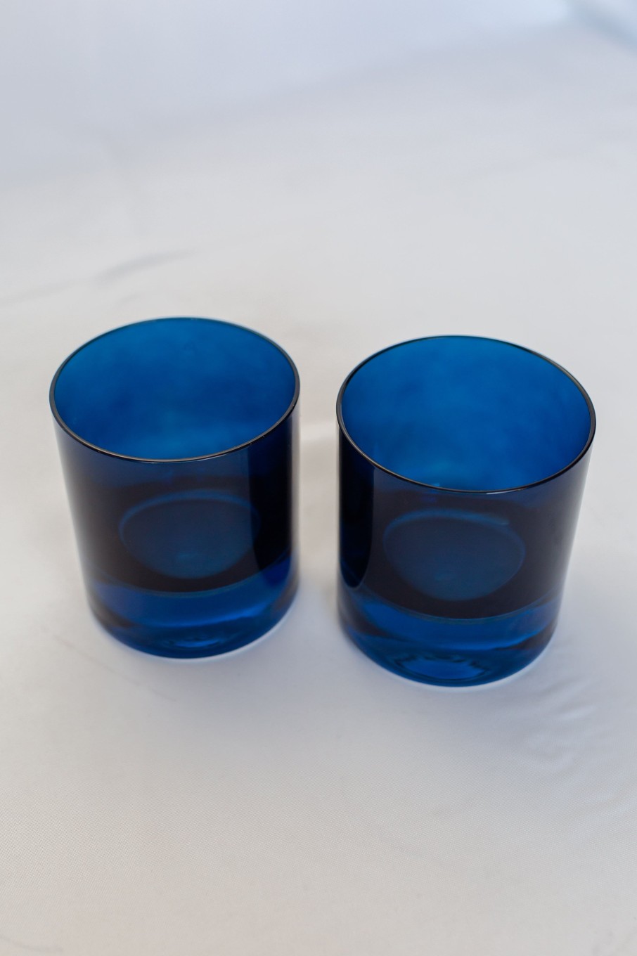 Glassware Estelle Colored Glass | Estelle Colored Rocks Glass - Set Of 2 {Midnight Blue}