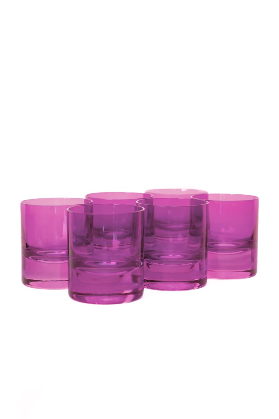 Limited Edition Holiday Estelle Colored Glass | Estelle Colored Rocks Glass - Set Of 6 {Amethyst}