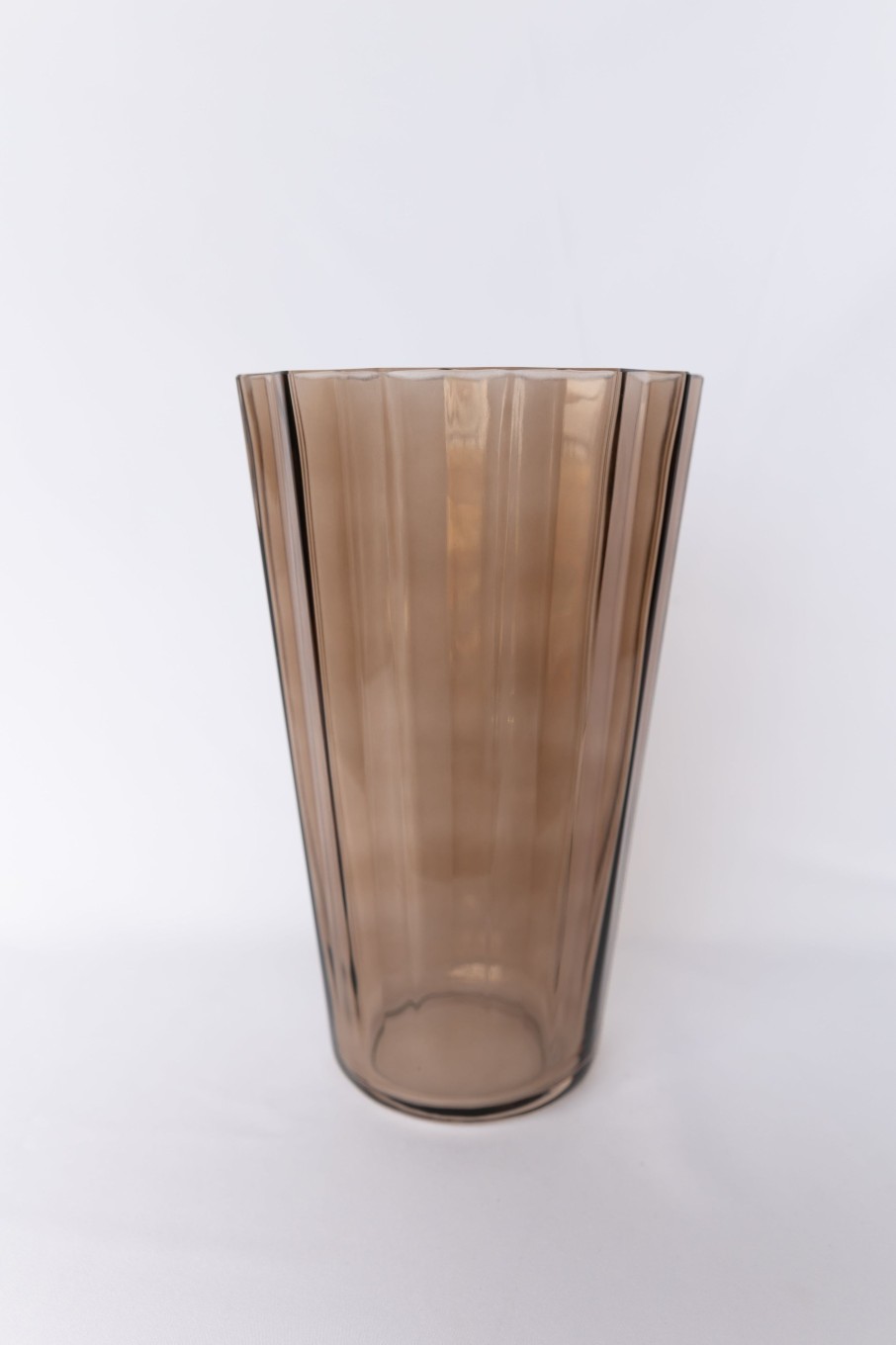 Glassware Estelle Colored Glass | Estelle Colored Sunday Vase - {Amber Smoke}