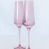 Glassware Estelle Colored Glass | Estelle Colored Champagne Flute - Set Of 2 {Rose}