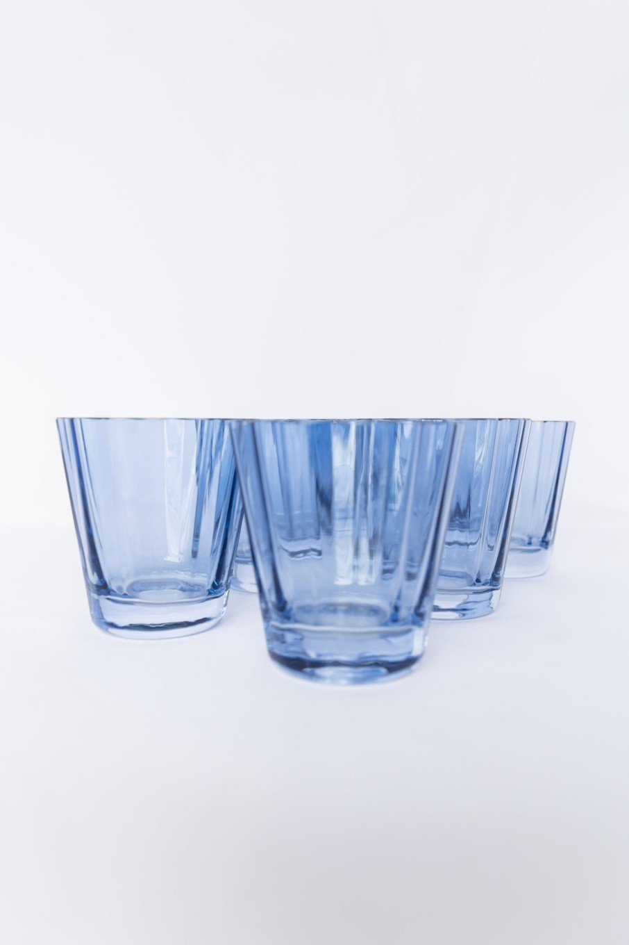 Glassware Estelle Colored Glass | Estelle Colored Sunday Low Balls - Set Of 6 {Cobalt Blue}