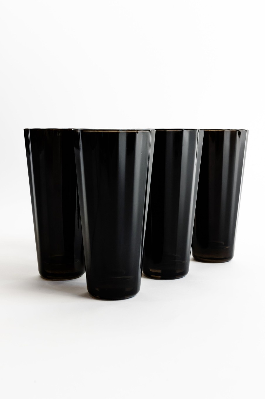 Glassware Estelle Colored Glass | Estelle Colored Sunday High Balls - Set Of 6 {Black}