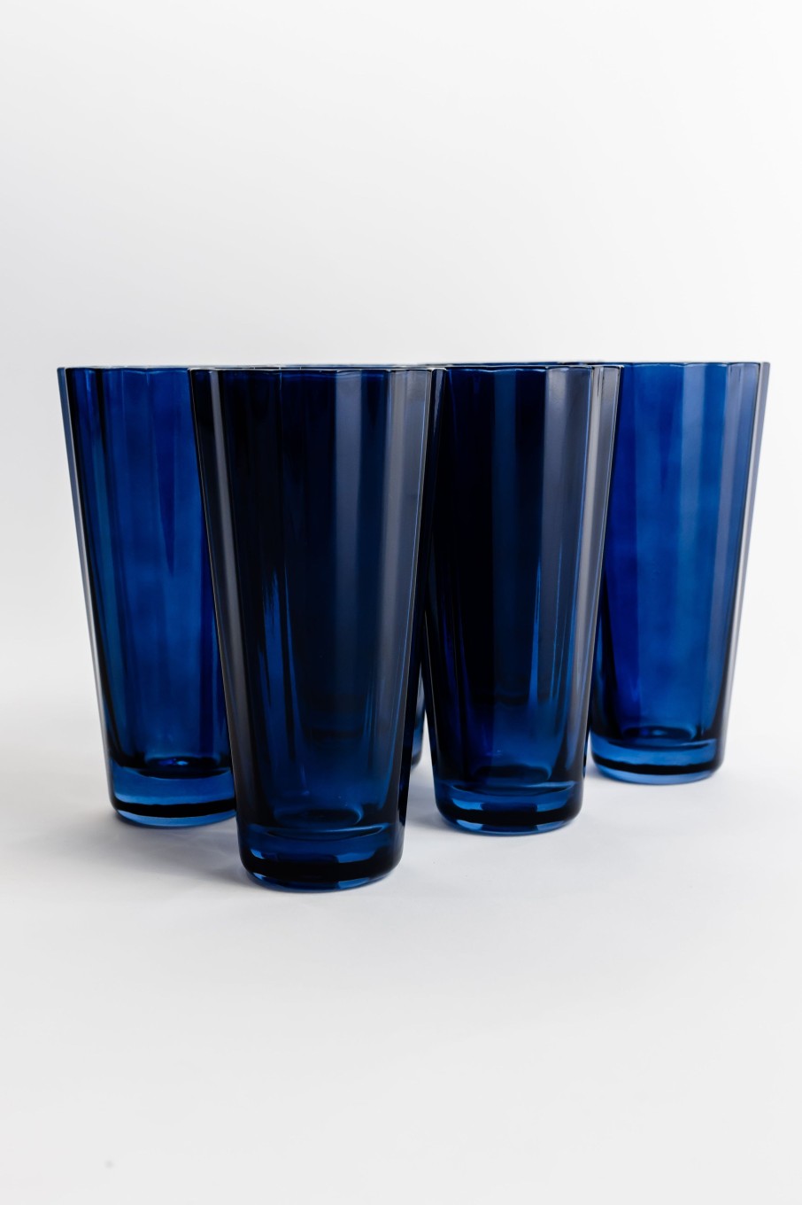 Glassware Estelle Colored Glass | Estelle Colored Sunday High Balls - Set Of 6 {Midnight Blue}