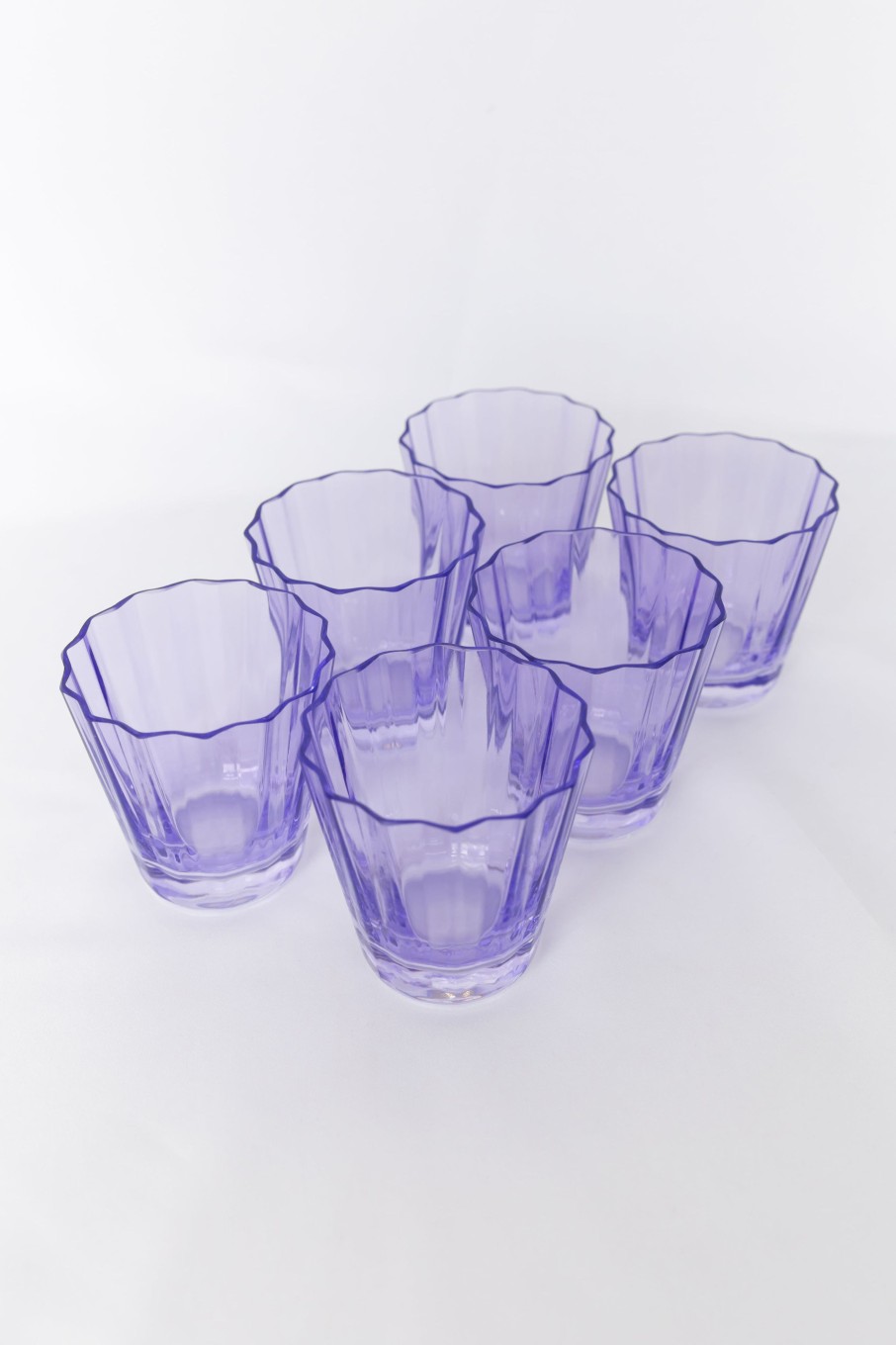 Glassware Estelle Colored Glass | Estelle Colored Sunday Low Balls - Set Of 6 {Lavender}