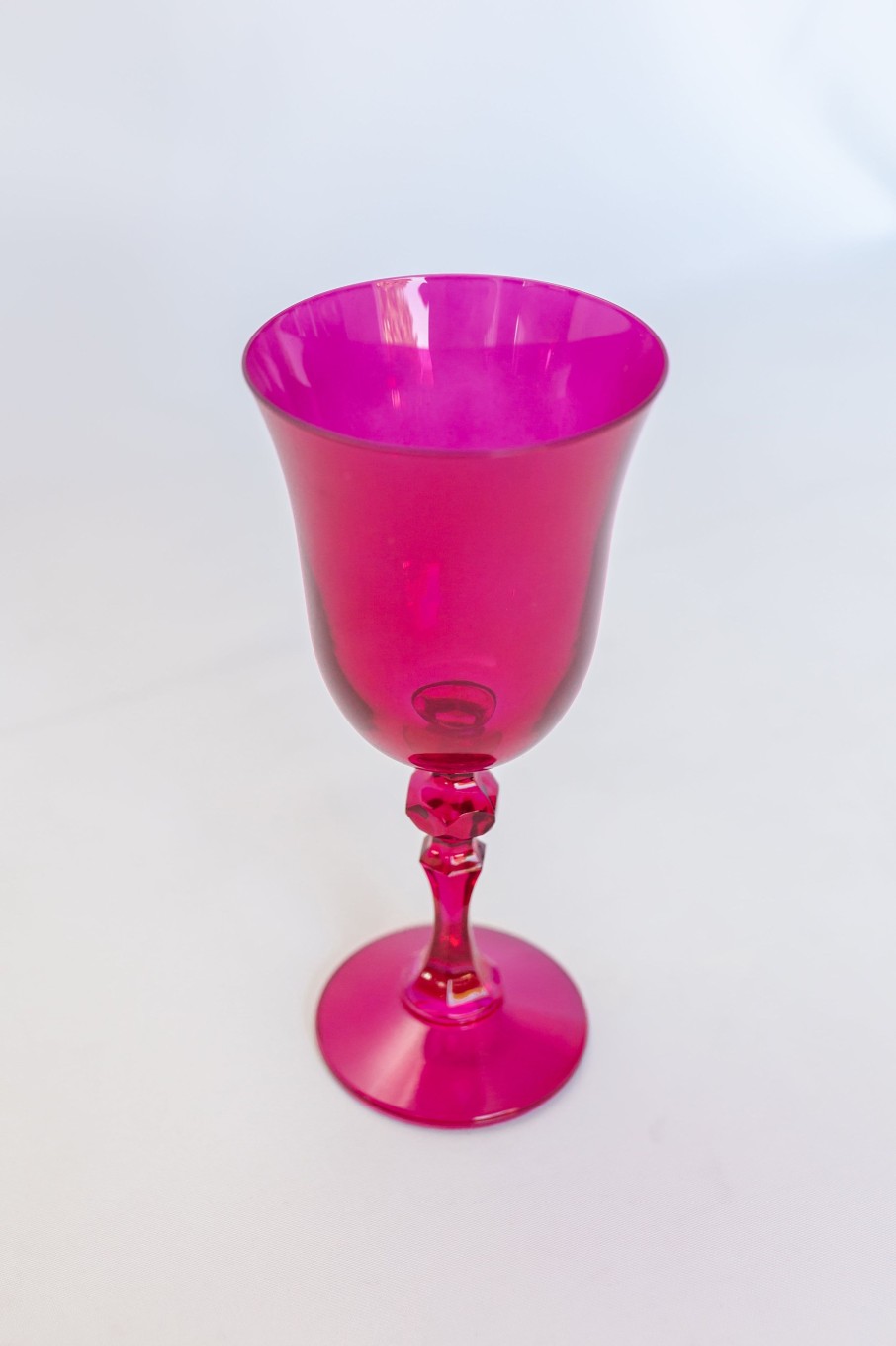 Glassware Estelle Colored Glass | Estelle Colored Regal Goblet - Set Of 2 {Viva Magenta (Our Fuchsia)}