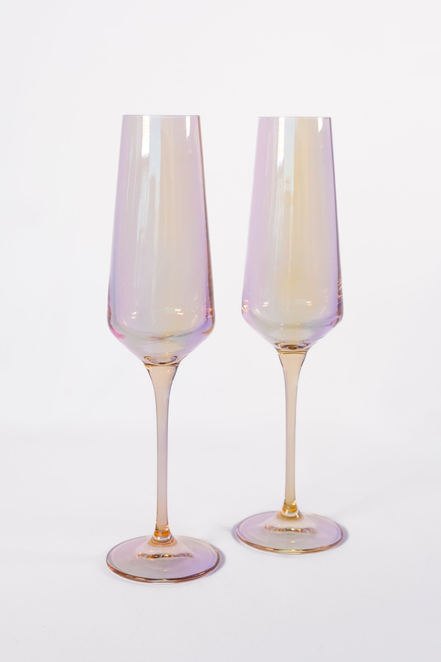 Glassware Estelle Colored Glass | Estelle Colored Champagne Flute - Set Of 2 {Iridescent}