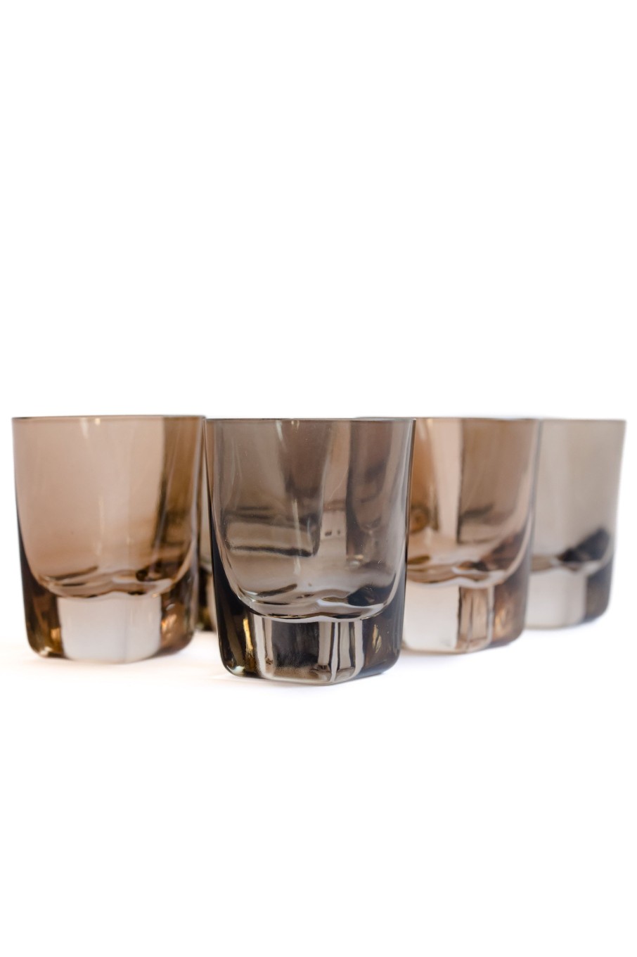 Glassware Estelle Colored Glass | Estelle Colored Shot Glasses - Set Of 6 {Smoke Mixed Set}