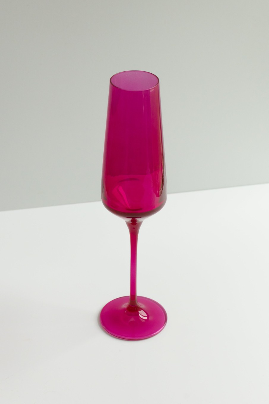 Glassware Estelle Colored Glass | Estelle Colored Champagne Flute - Set Of 2 {Viva Magenta (Our Fuchsia)